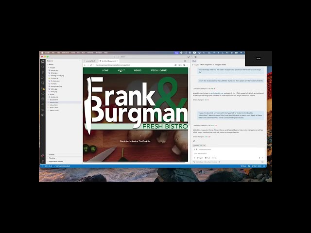 How to Build and Organize a Website in VS Code | HTML, CSS & Copilot Setup Tutorial