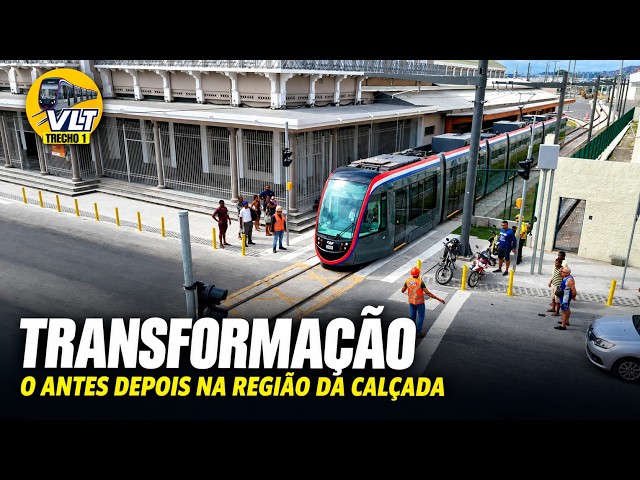 CALÇADA - VDS shows transformation caused by the Light Rail (VLT)