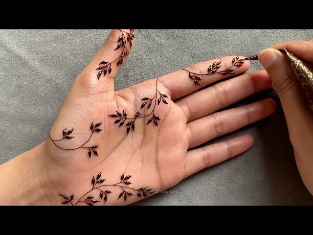 Aesthetic mehndi design fronthand | easy fronthand mehndi |Eid mehndi design| mehandi |mehndi design