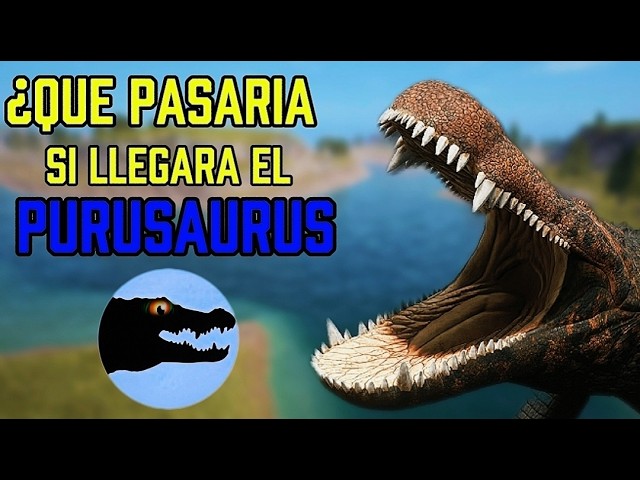 ¿Que pasaria si llega el Purussaurus a The cursed isle/tci?