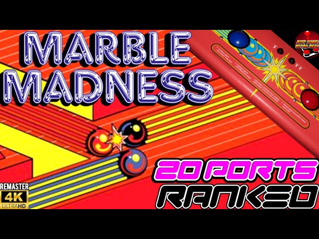 Which Version of Marble Madness Did I Rank No.1? 4K Remaster #marblemadness #atarigames #arcadegames