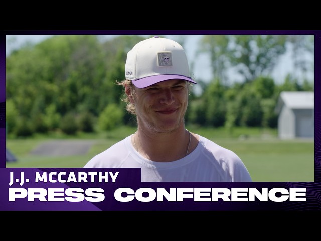 J.J. McCarthy on Depth of Quarterback Room with Kyler Murray & 2026 NFL Offseason Training