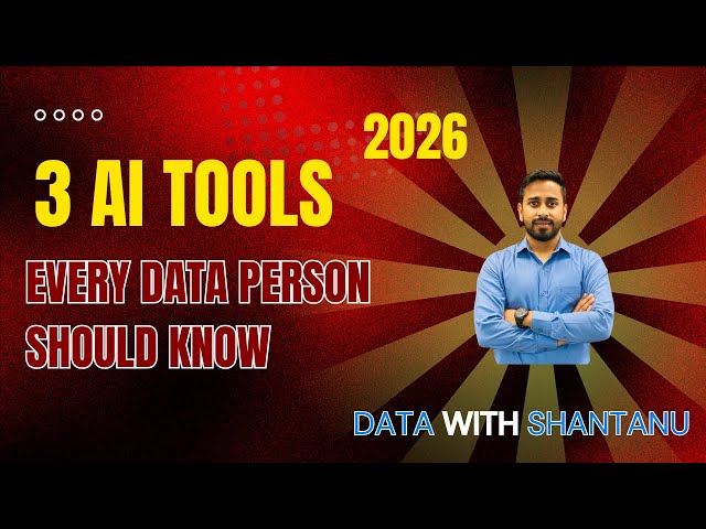 3 AI Tools Every Data Analyst Should Know in 2026