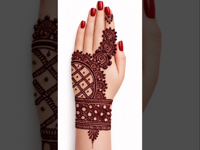 back hand mehndi design #mehndi #hennadesign #mehandi