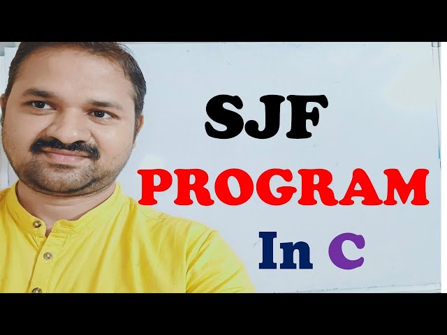 SJF Program in C language || Operating Systems lab || OS lab || Scheduling Algorithms lab