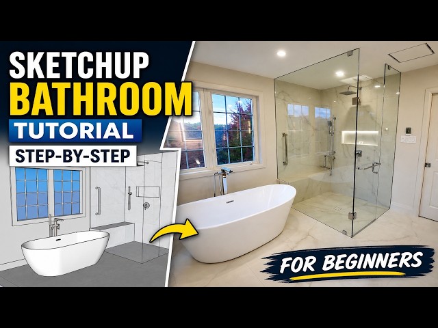 How to Design a Bathroom in SketchUp (Complete Step-by-Step Guide)