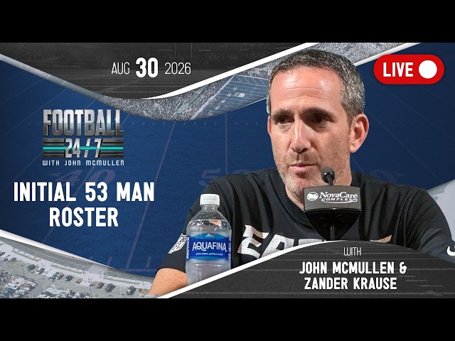 Eagles Initial 53 Man Roster RELEASED! John McMullen & Zander Krause REACT!