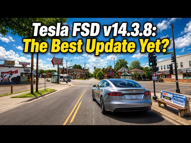 Tesla FSD v14.3.8: The Best Update Yet?