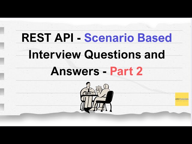 REST API Scenario-Based Interview Questions Explained | Part 2 #restapis #apis #interviewquestions