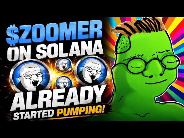 $ZOOMER COIN ON SOLANA IS ALREADY STARTING TO PUMP!!!