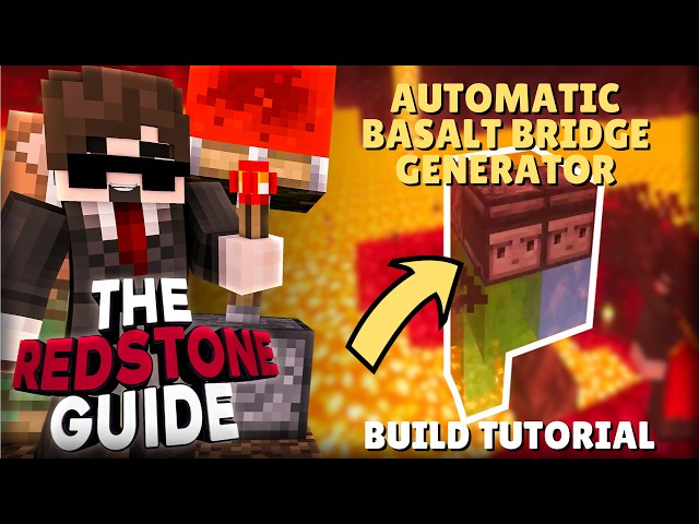 How to Build an Automatic Basalt Bridge Generator in Minecraft!