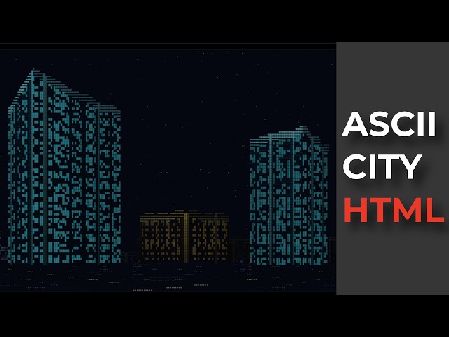 3D City Using in Single HTML file