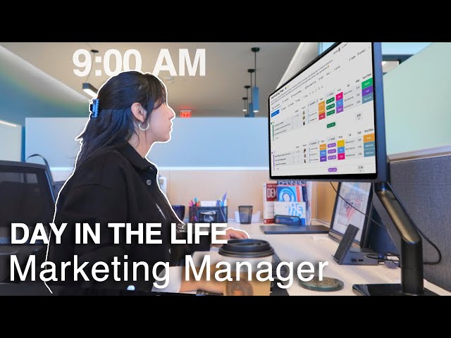 Day In The Life—Marketing Manager | 9 to 5 work day