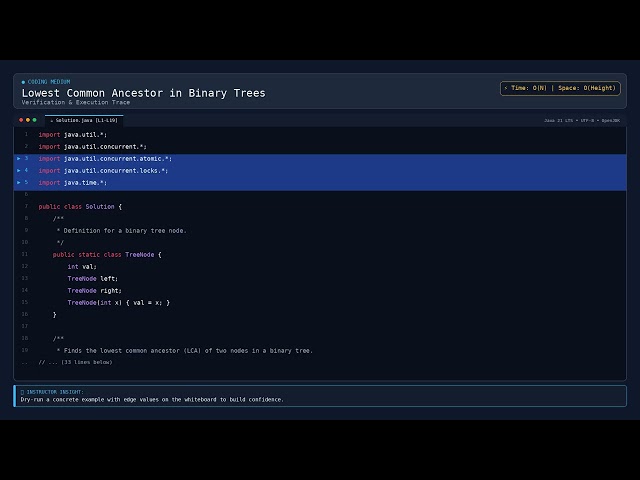 [Coding] Lowest Common Ancestor in Binary Trees — Java DSA Prep