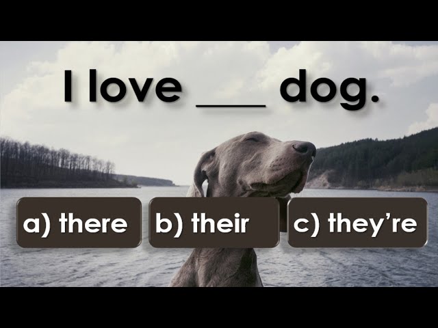 There, Their, They're | English Vocabulary Test