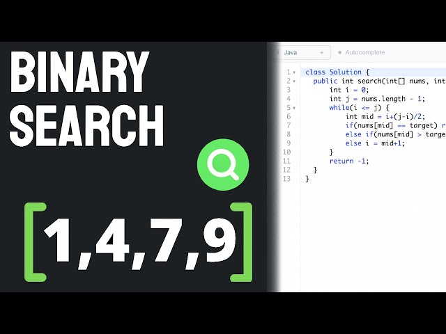 Leetcode 704: Binary Search | Java Solution