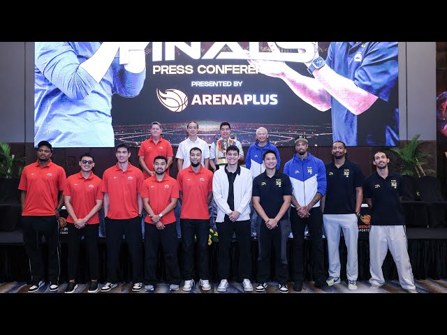 PBA 50th Season Commissioner's Cup finals press conference - TNT vs. Barangay Ginebra