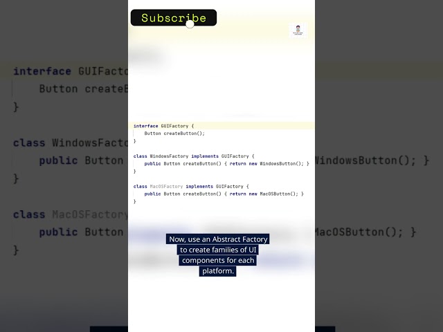 Abstract Factory Pattern in Java Explained | Quick Example