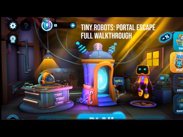 Tiny Robots Portal Escape 100% Walkthrough – Unlock Every Secret! 🚀🔓