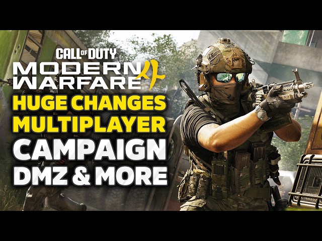 Modern Warfare 4 HUGE Multiplayer Changes, Campaign, DMZ & New Details - COD MW4