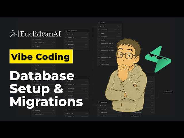 Best Database for Your Side Project | Supabase, DB Migrations, Beginner Guide | Vibe Coding