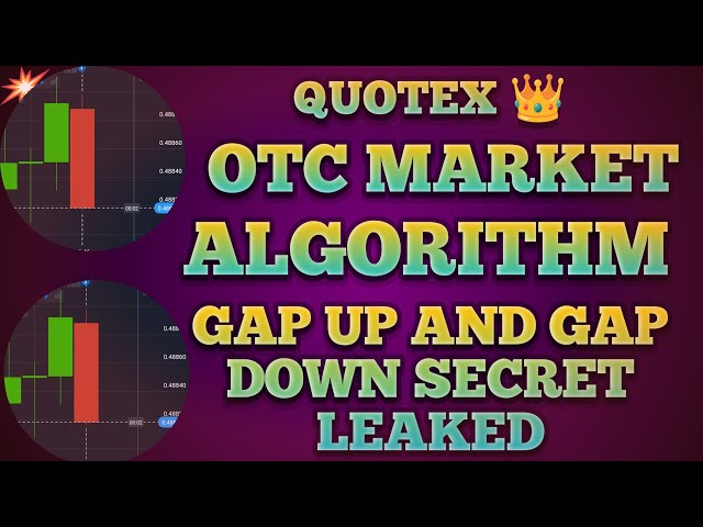 Secret Quotex Algorithm Revealed 🔥 | OTC Market Gap Up & Gap Down Strategy LEAKED