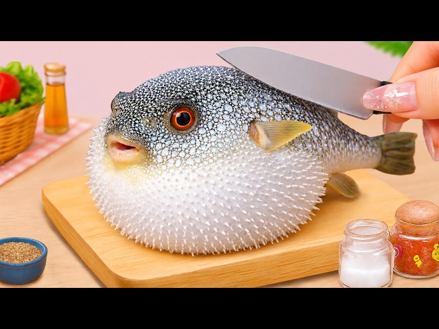 Oddly Satisfying Mini Fish 🐟 So Easy Steamed Tumeric Fish Tutorial | Petite Cooking