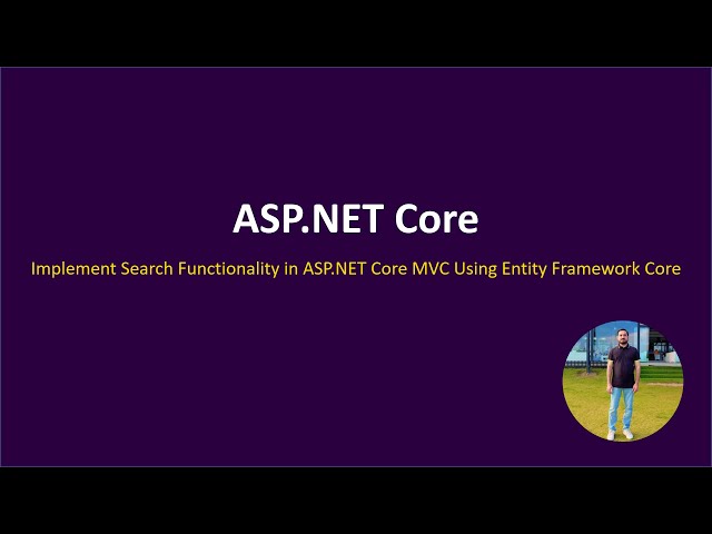 Implement Search Functionality in ASP.NET Core MVC Using Entity Framework Core