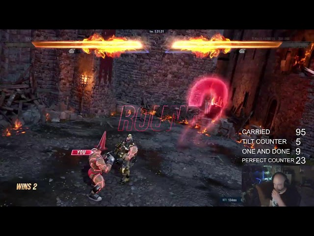 Down in a slope... - Tekken 8 S3 GOD5 run with Jack-8 (Live on YT as Jackler)