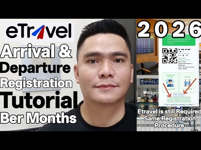 E-TRAVEL CARD ONLINE REGISTRATION GUIDE PAUWI SA PINAS AT PAPUNTA SA ABROAD | STILL THE SAME PROCESS