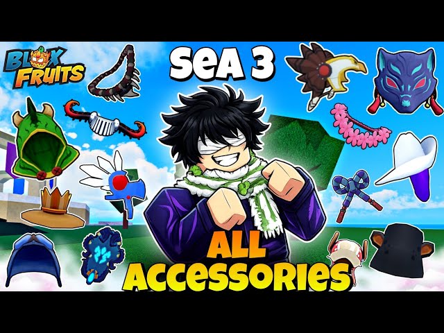 How to Get ALL Accessories in 3rd Sea! (Full Guide) | Blox Fruits
