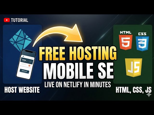 • Host HTML Website For Free on Netlify 🔥 (Step-by-Step Guide in Hindi)