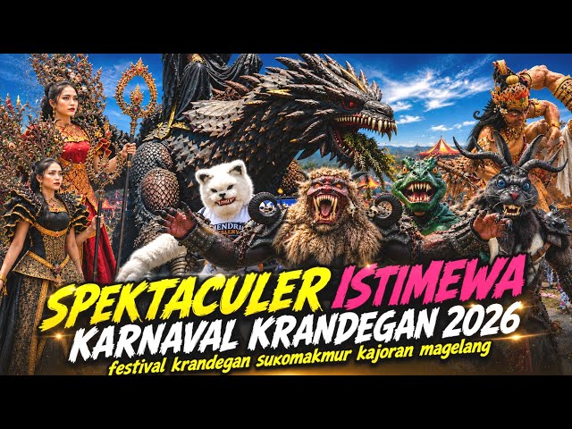 📡LIVE ISTIMEWA‼️KARNAVAL KRANDEGAN 2026 SUKOMAKMUR KAJORAN MAGELANG || NEPAL VAN JAVA