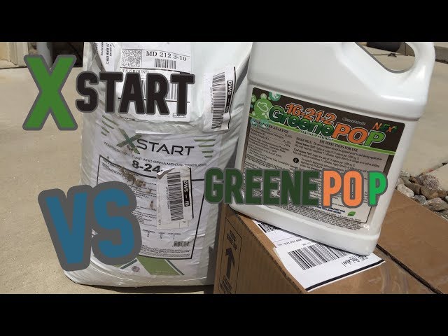 Starter Fertilizers- X-START vs. GreenePOP