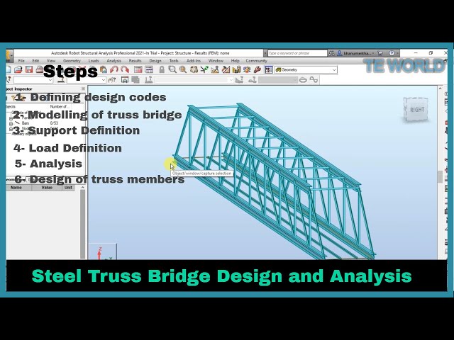 Truss Bridge Design using Robot Structural Analysis