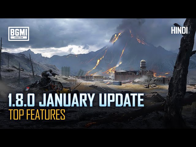 [HINDI] 1.8.0 January Update Patch Notes - BATTLEGROUNDS MOBILE INDIA