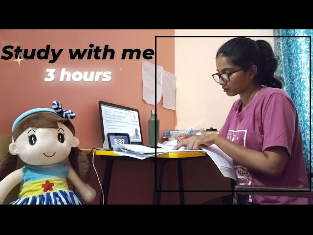 3-Hour Study Timelapse |Focus Vlog ✍️📚 | Chill Aesthetic + Motivation #study vlog#student