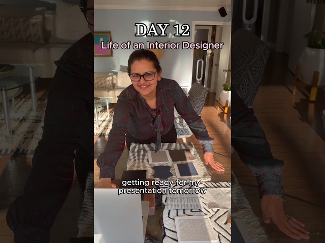 #Day12 In the life of an Interior Designer. #interiordesign #client #shorts