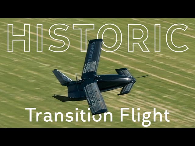 Historic eVTOL Transition Flight - Founders React
