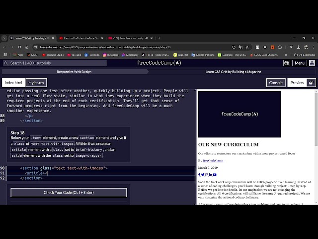 Coding for FUN in freeCodeCamp.org