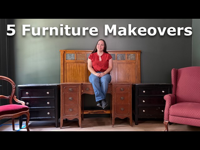 I tried furnishing my bedroom with thrifted furniture