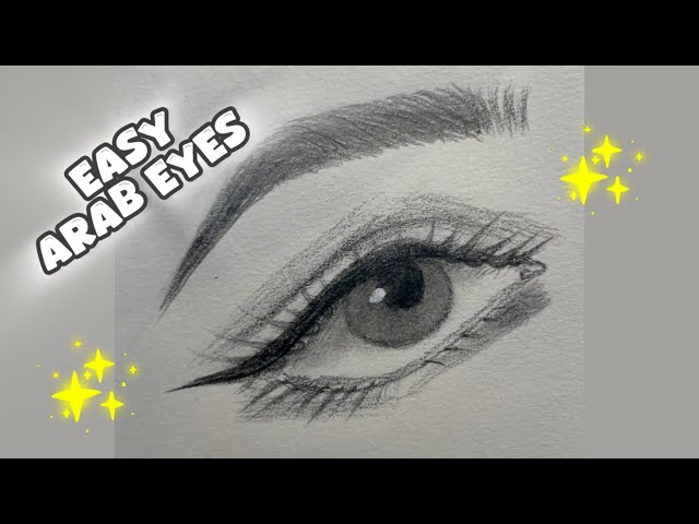 ✨ how i draw realistic eye super easy (i do this all the time)