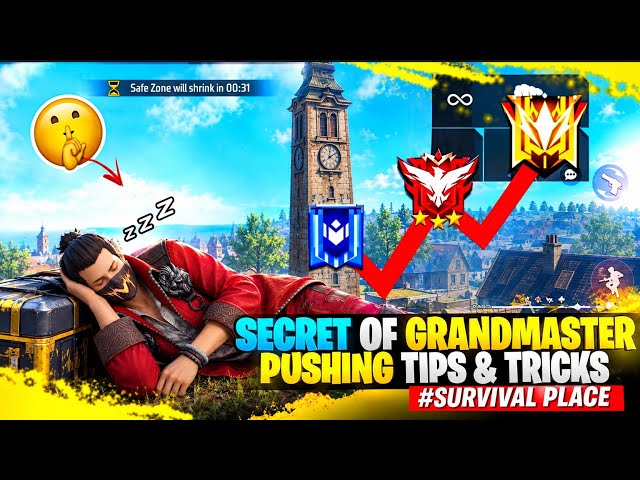 ( NEW Update ) Best Secret Strategy Revealed 🔥 | Solo BR Grandmaster Pushing Tips and Tricks