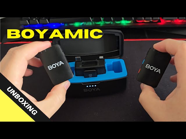 BOYA BOYA MIC 3-IN-1 WIRELESS MICROPHONE | Unboxing | For Phone and Professional Camera