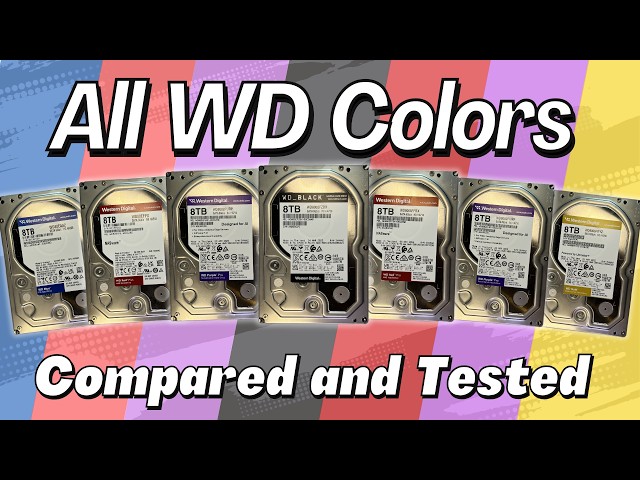 WD Color Hard Drives Compared and Tested