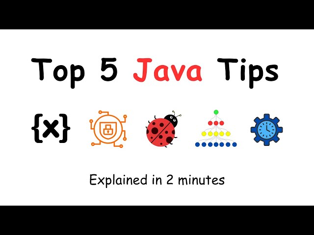 5 Java Tips You NEED To Know
