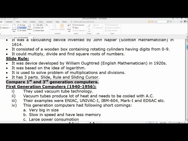9th notes federal board computer science