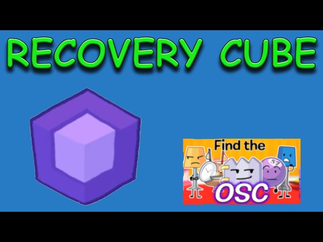 How To Get RECOVERY CUBE *Find The OSC* Roblox