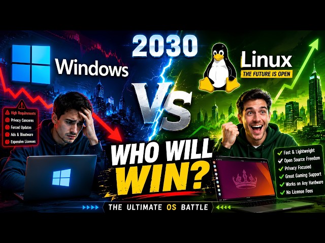 Linux vs Windows in 2030 – Which Operating System Will Win the Future?
