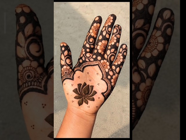 beautiful mehndi designs ideas 🌸☺️ #mehndi #mehndidesign #viral #henna #ytshorts